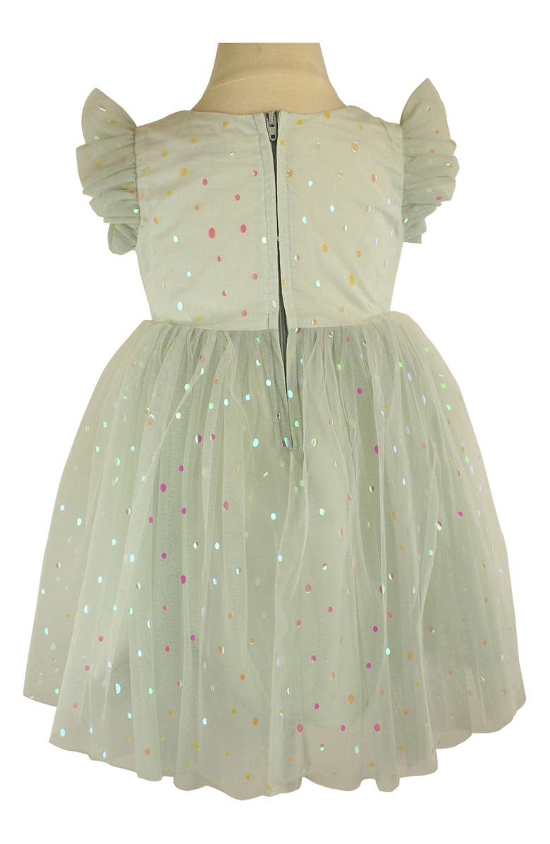Popatu Kids' Flutter Sleeve Shimmer Dress, Alternate, color, 