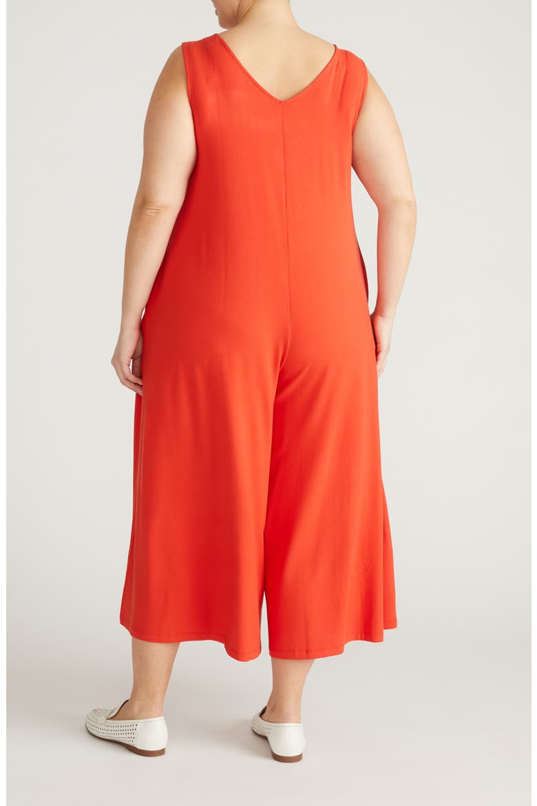 Sunny Divine Sleeveless Wide Leg Jumpsuit, Alternate, color, SHORELINE SUNSET RED