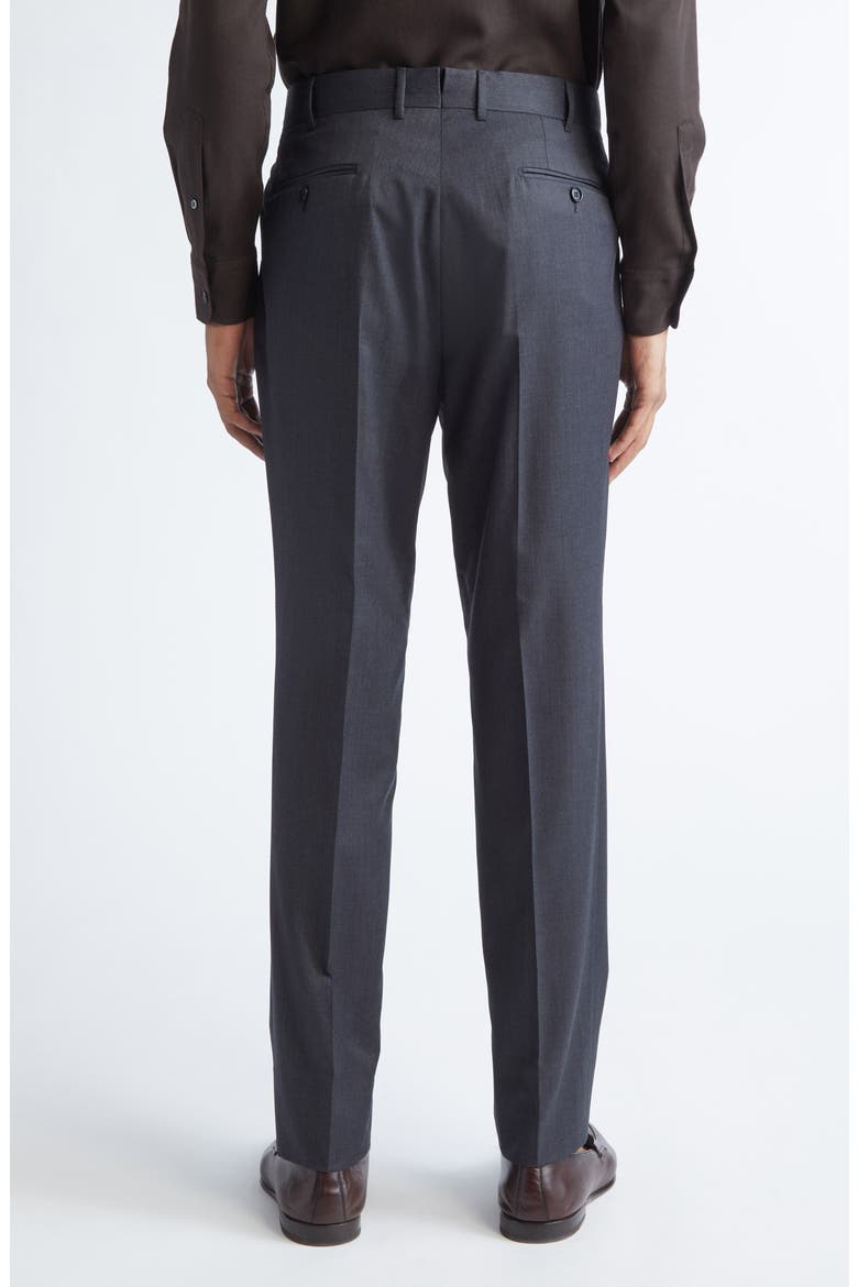 Centoventimila Wool Trousers, Alternate, color, DARK GREY