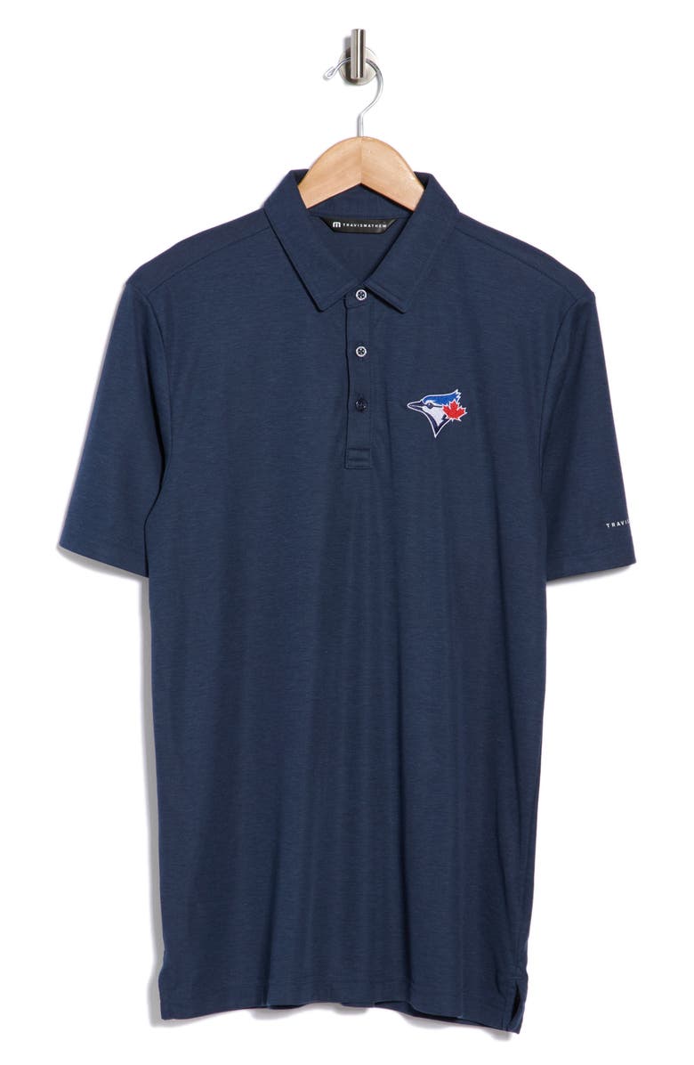 TravisMathew Toronto Blue Jays Playoff Pitch Polo, Alternate, color, Navy