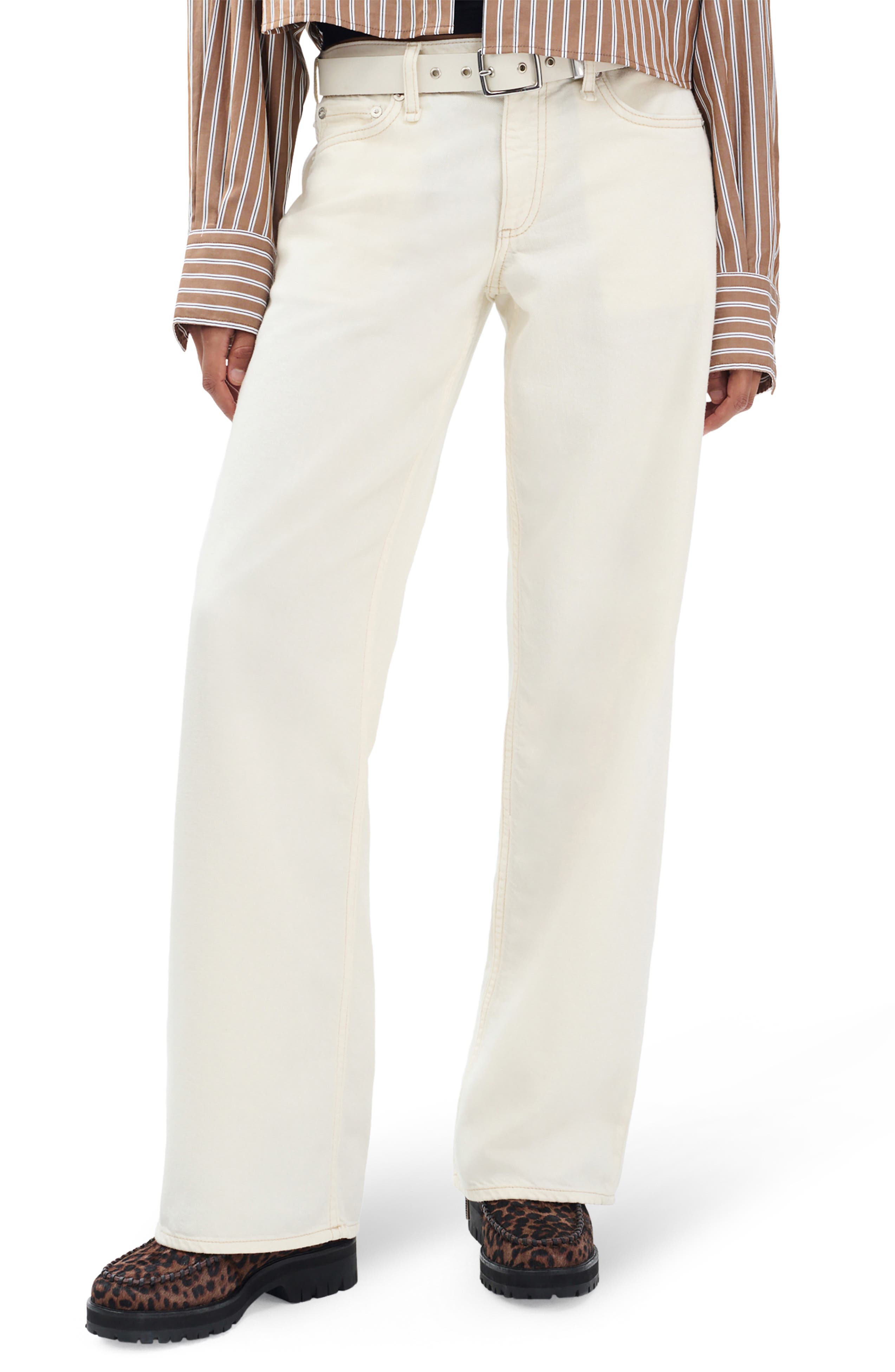 rag & bone Cameron Genuine Calf Hair Lace-up Boot, Alternate, color, Leopard