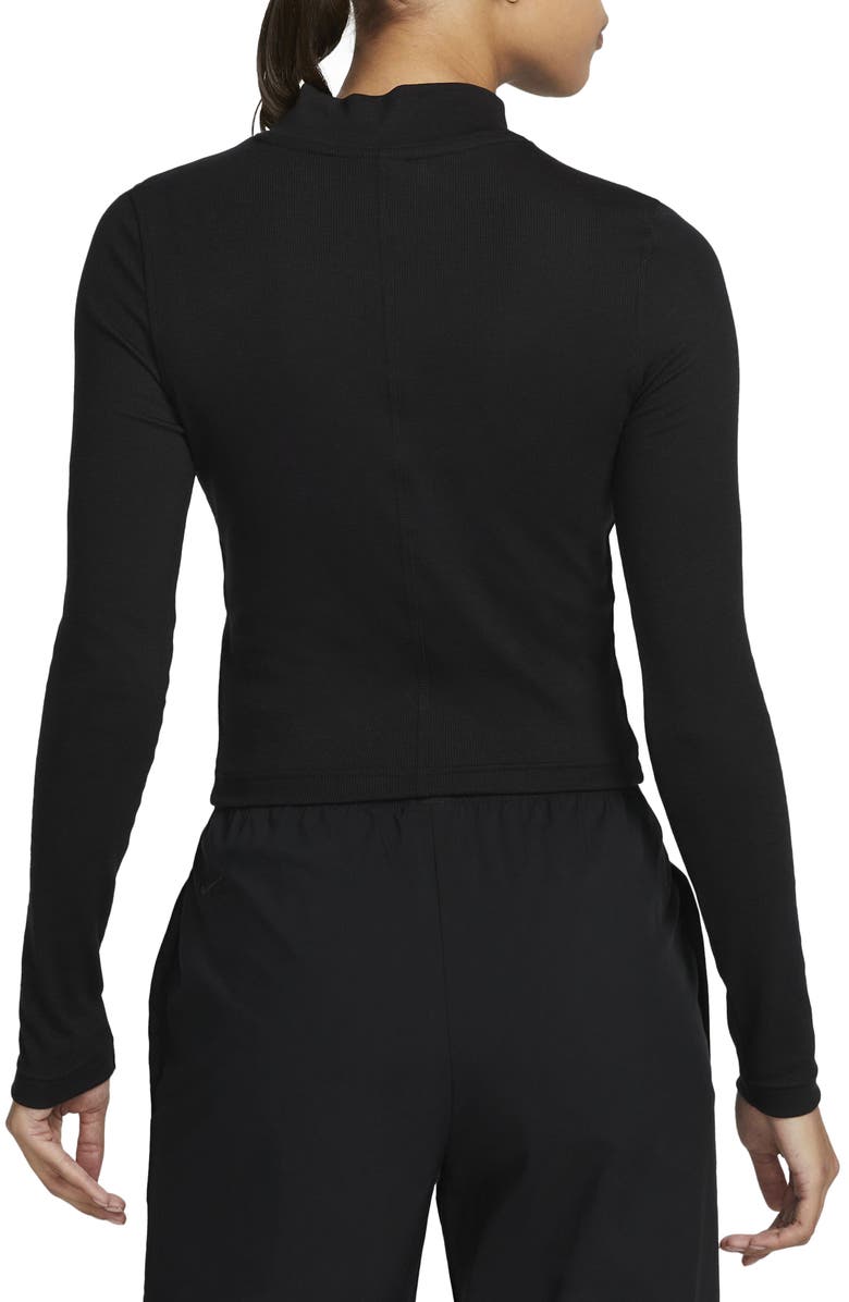 Nike Essentials Ribbed Long Sleeve Top, Alternate, color, 