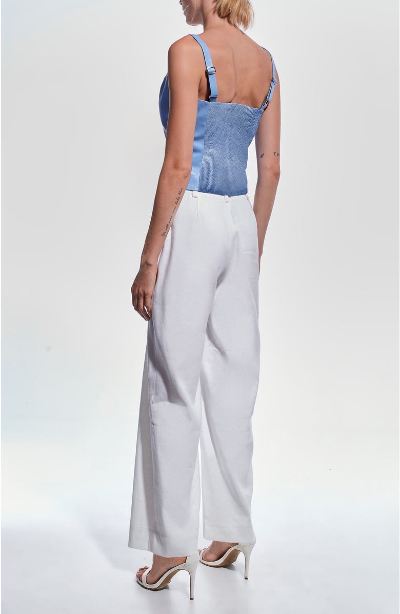 AS by DF Becca Recycled Leather Tank Top, Alternate, color, 