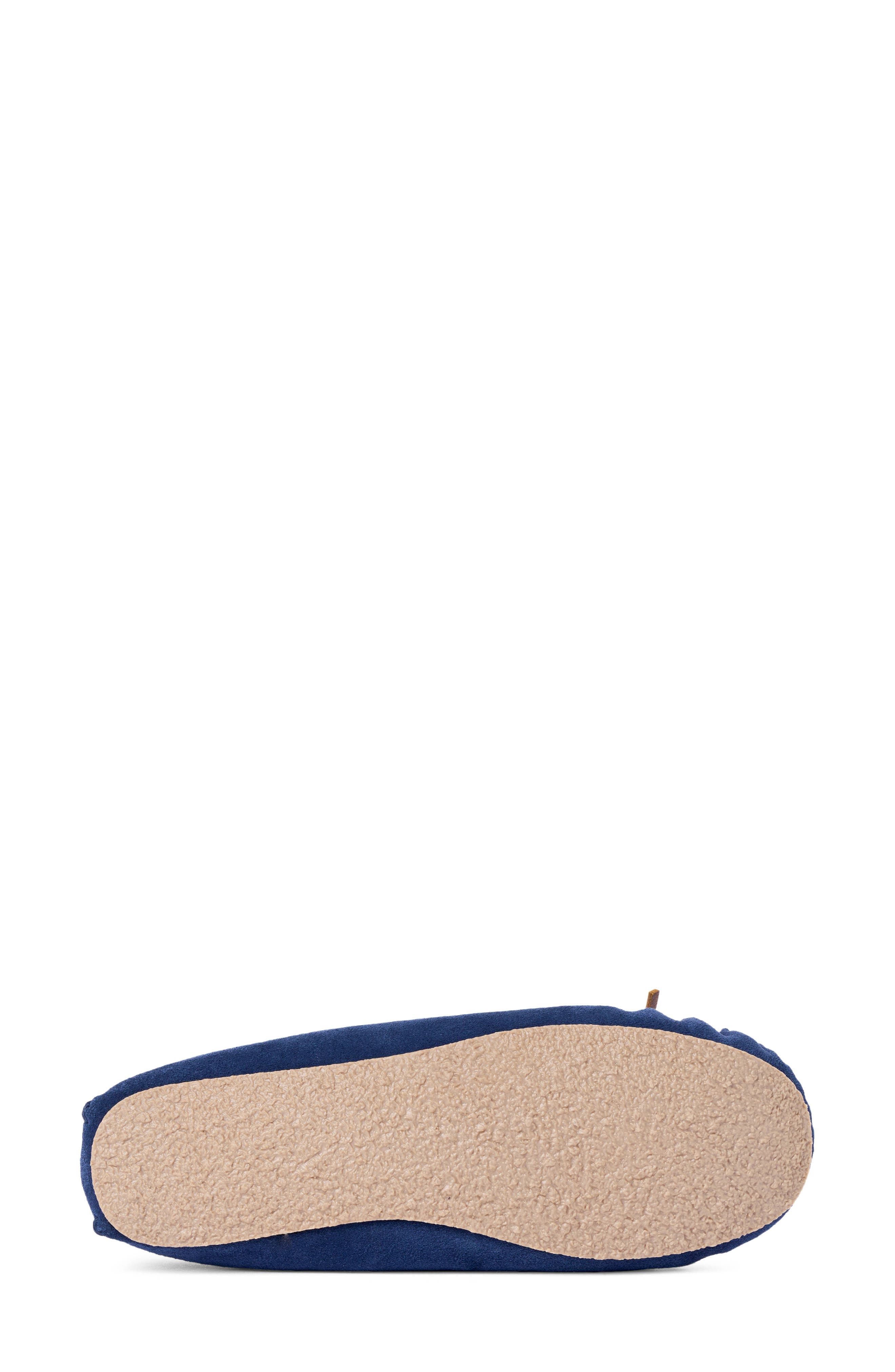 Cally Slipper, Alternate, color, NAVY SUEDE