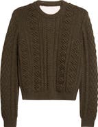 Jil Sander Back Slit Wool Sweater