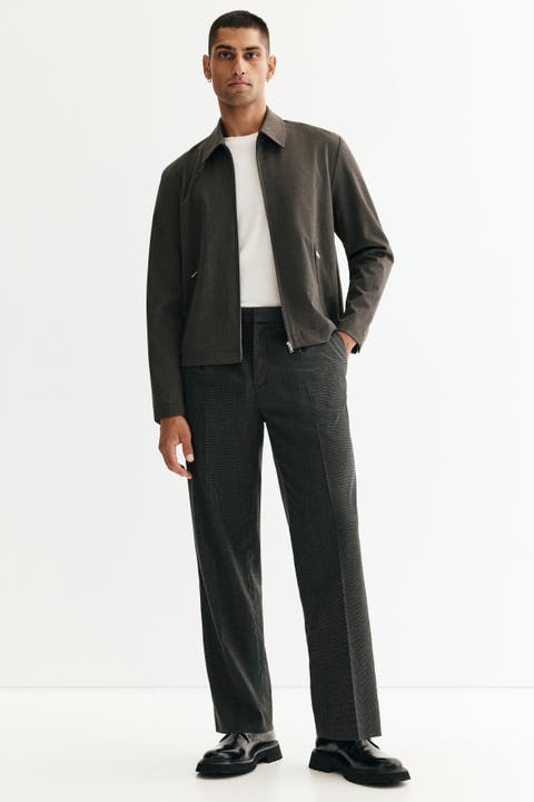 Relaxed-fit suit pants