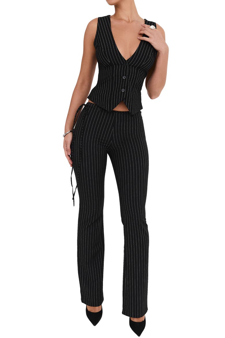 Low Rise Pants, Alternate, color, BLACK