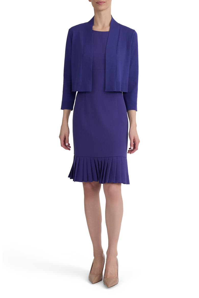 Cropped Shrug Sweater, Main, color, REGAL PLUM