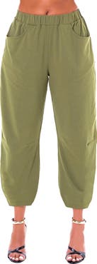 Dai Moda Crop Barrel Leg Pants