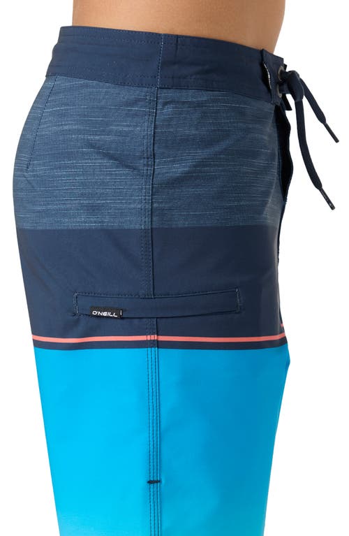 O'neill Kids' Hyperfreak Heat Block Swim Trunks In Navy