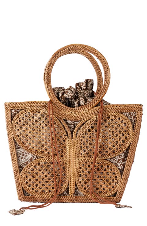 Mariana Rattan Tote Bag