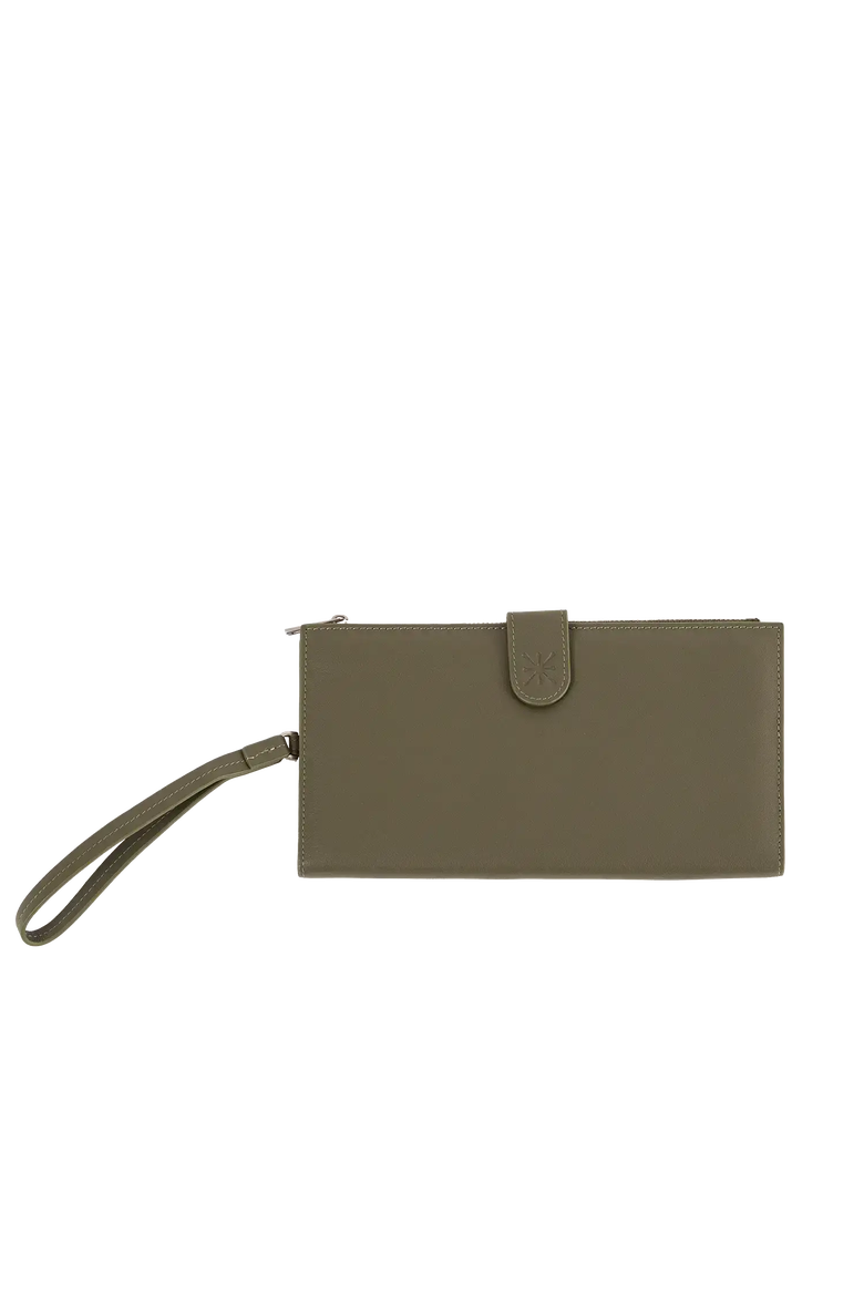 Leather Passport Holder, Main, color, Green
