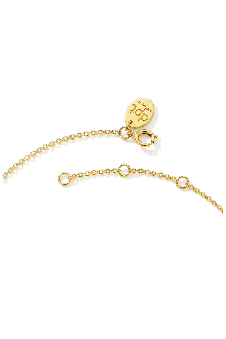 Rosie Diamond Necklace | 3 natural diamonds | 925 Sterling Silver | Necklace | 16 - 17.5 in | Yellow 18k-Gold Plated, Alternate, color, Yellow 18k Gold Plated