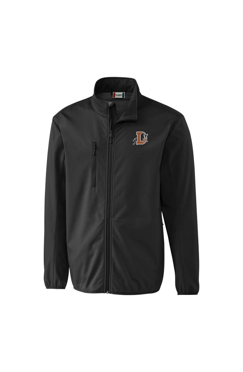 Cutter & Buck Men's Cutter & Buck Black Durham Bulls Clique Trail Eco Stretch Softshell Full-Zip Jacket, Alternate, color, 