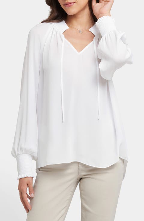 Gemma Smocked Neck Top