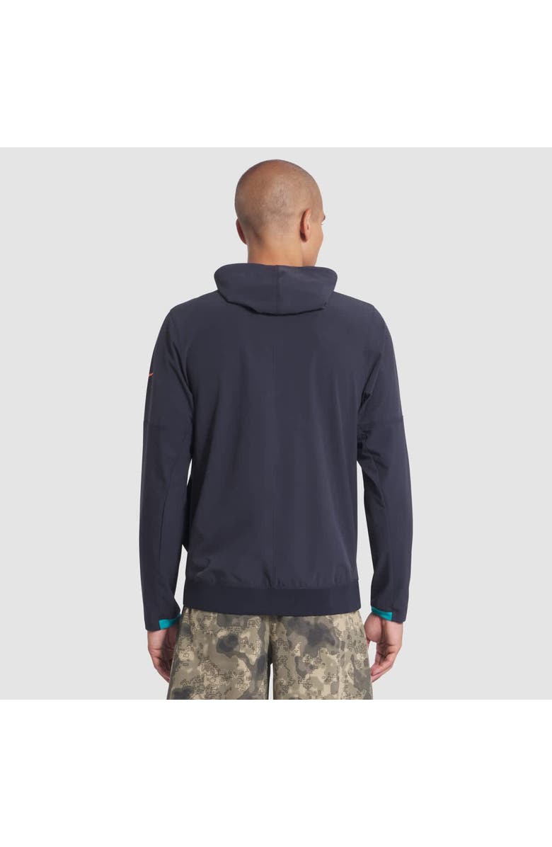 Nike Men's Nike Pitch Blue Miami Dolphins 2025 Rivalries Collection Sideline Anorak Half-Zip Hoodie Jacket, Alternate, color, Navy