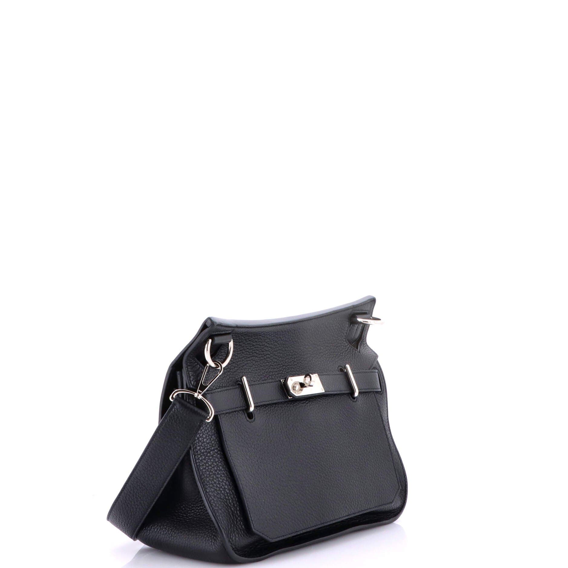 Pre-Owned Hermes Jypsiere Bag Clemence 31, Alternate, color, Noir