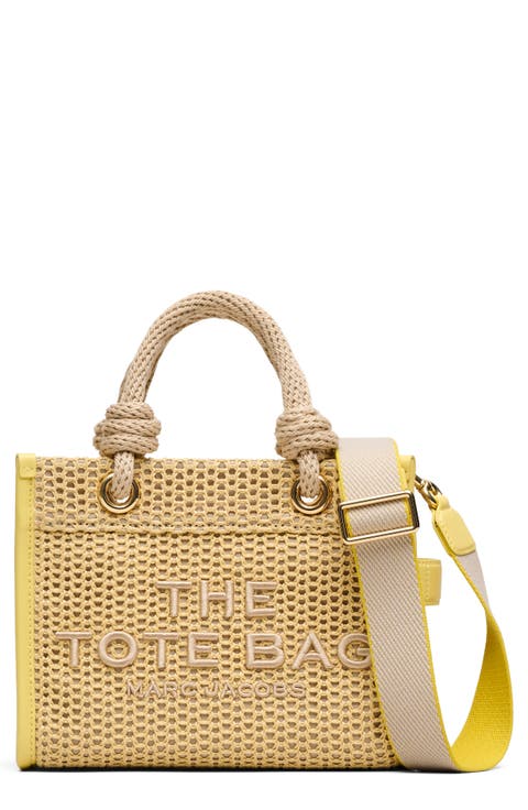 The Small Stripe Mesh Tote
