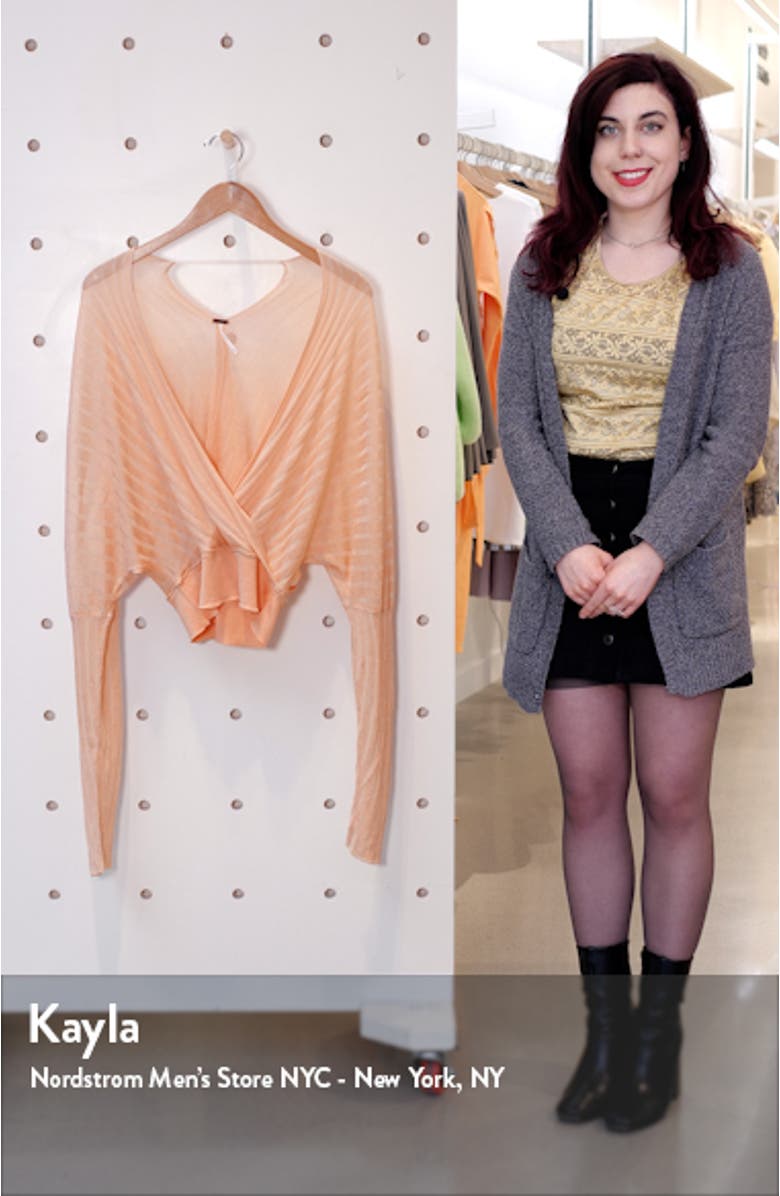 Pluto Faux Wrap Top, sales video thumbnail