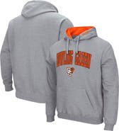 COLOSSEUM Men's Colosseum Heathered Gray Bowling Green St. Falcons Arch and Logo Pullover Hoodie
