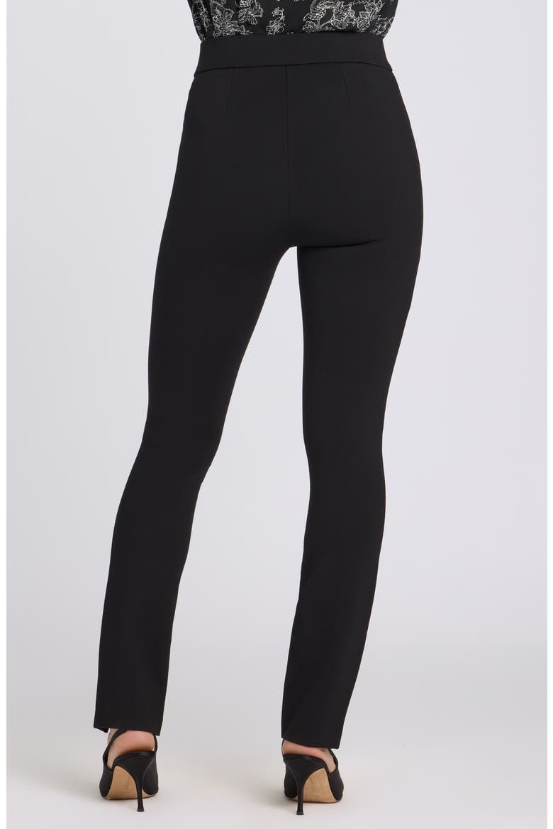 Zelda Sculpt-Her™ Slit Hem Pants, Alternate, color, BLACK