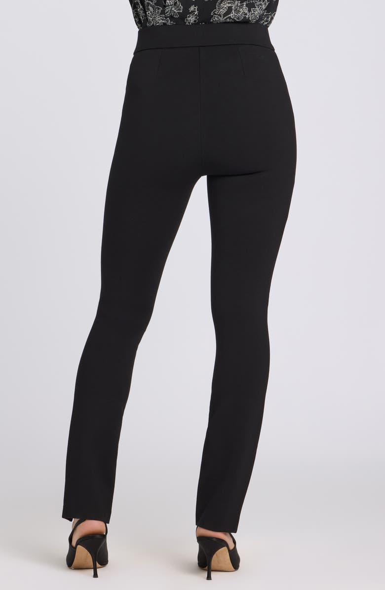 NYDJ Zelda Sculpt-Her<sup>™</sup> Slit Hem Pants, Alternate, color, Black
