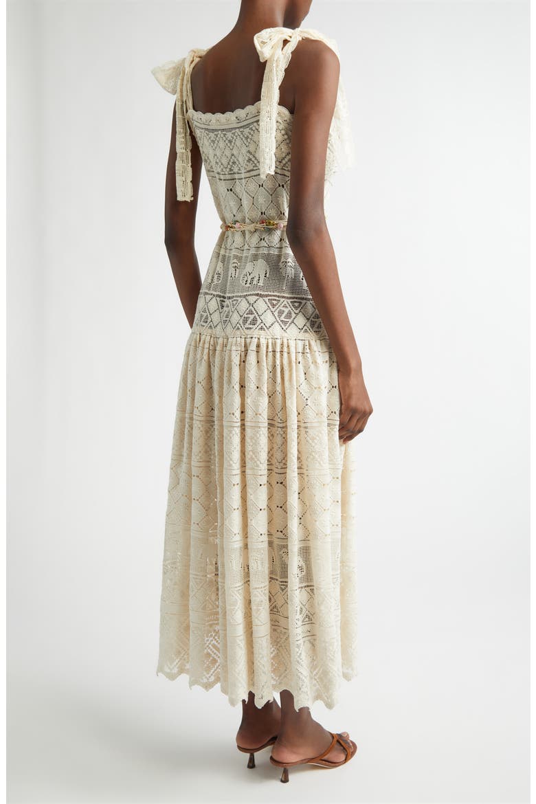 Indra Lace Cover-Up Sundress, Alternate, color, TEA
