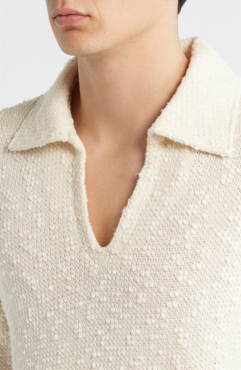 KROST Texture Cotton Blend Polo, Alternate, color, White