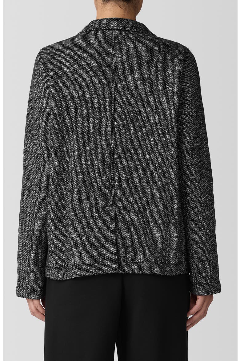 Organic Cotton Blazer, Alternate, color, BLACK/WHITE