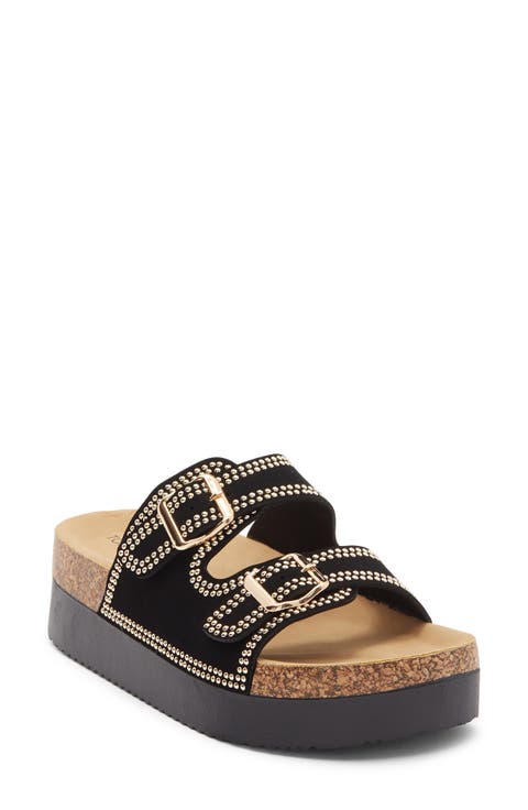 Avril Platform Slide Sandal (Women)