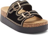 TOP MODA Avril Platform Slide Sandal