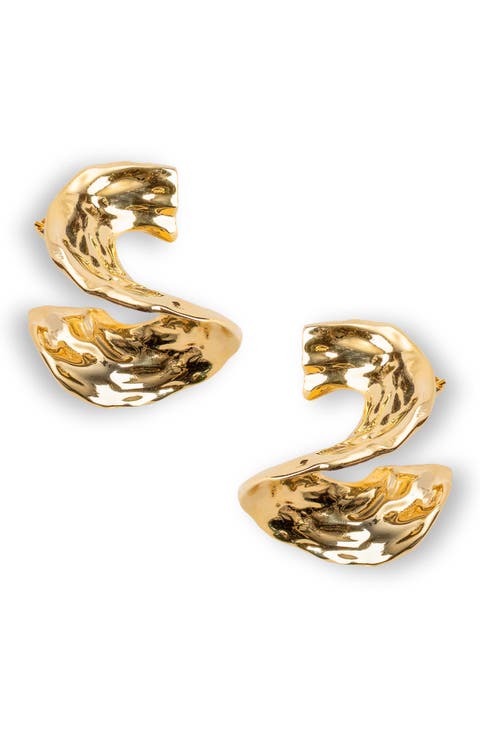 Mira Hammered Earrings