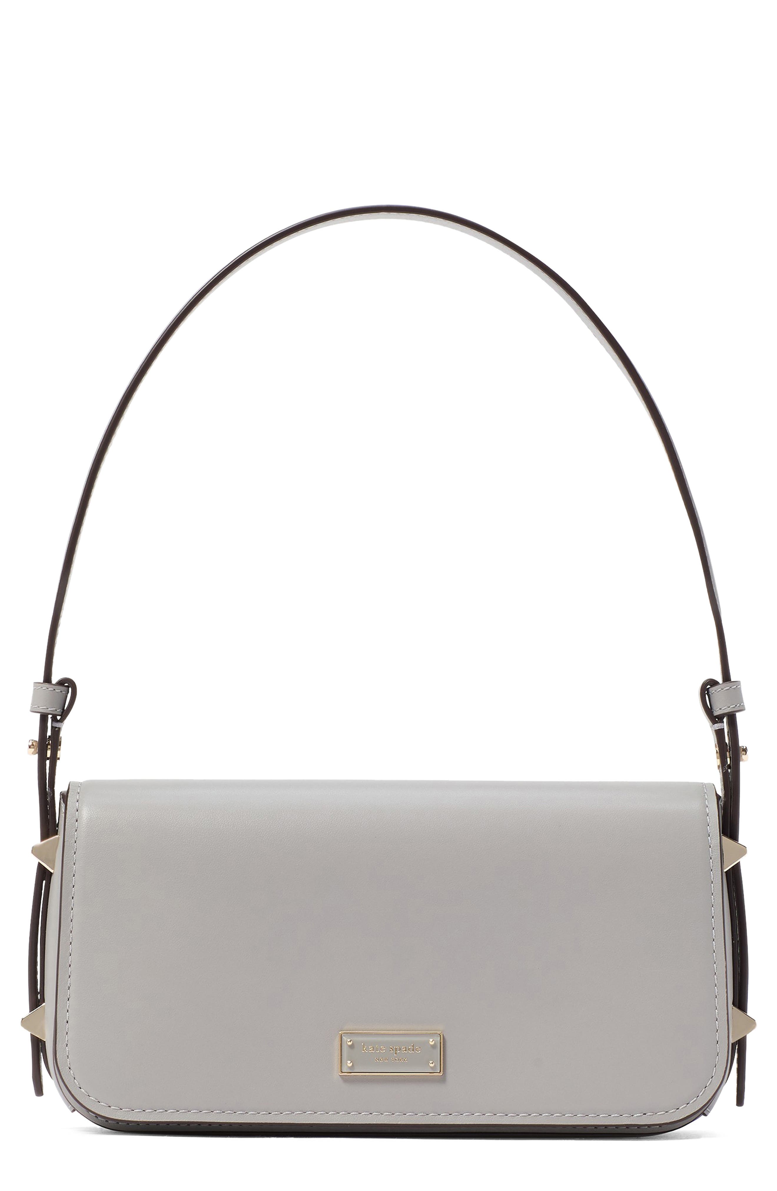 small liv leather east/west shoulder bag