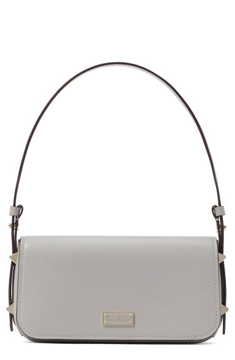 small liv leather east/west shoulder bag
