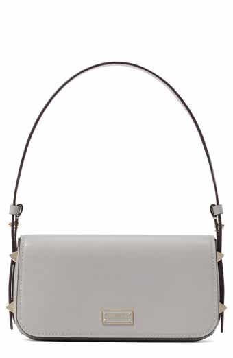 small liv leather east/west shoulder bag