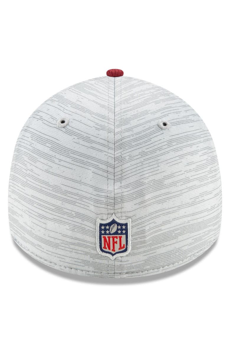 New Era Men's New Era Gray/Burgundy Washington Football Team 2021 NFL Training Camp Official 39THIRTY Flex Hat, Alternate, color, 