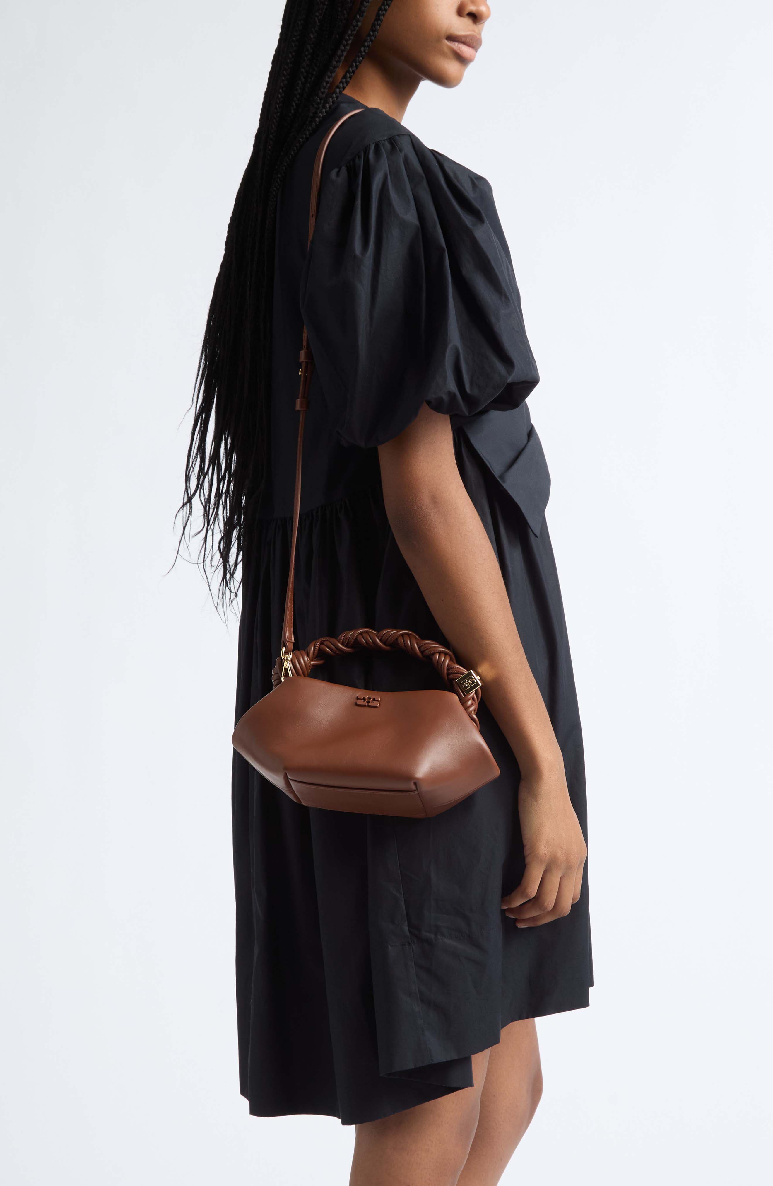 Bou Mini Leather Bag, Alternate, color, SORREL HORSE
