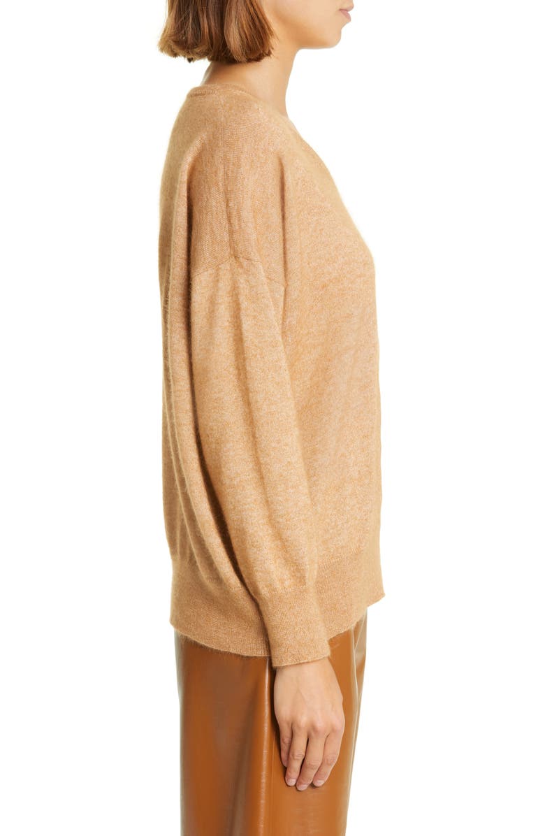 Fabiana Filippi Alpaca & Cotton V-Neck Sweater, Alternate, color, 