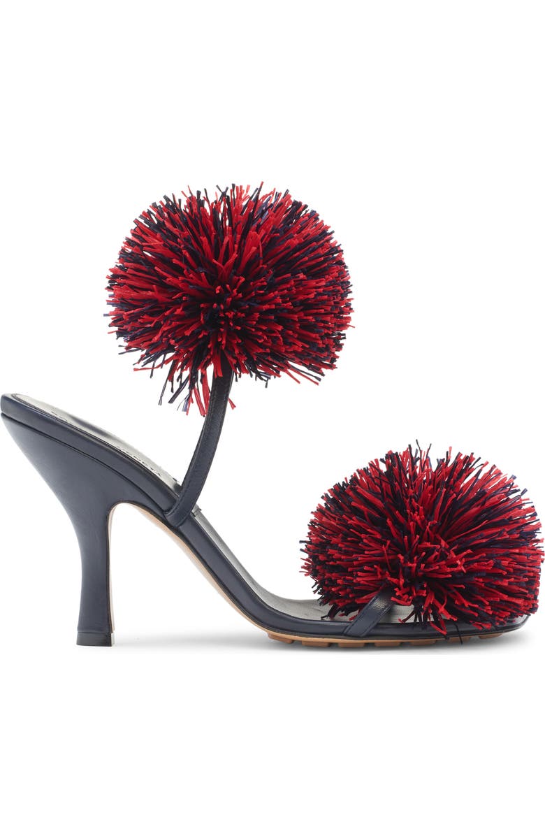 Bottega Veneta Adam Pom Slide Sandal, Alternate, color,