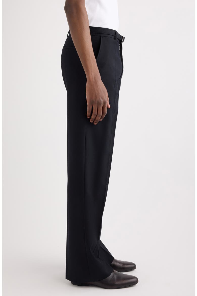 Preston Wide Leg Wool Pants, Alternate, color, NAVY