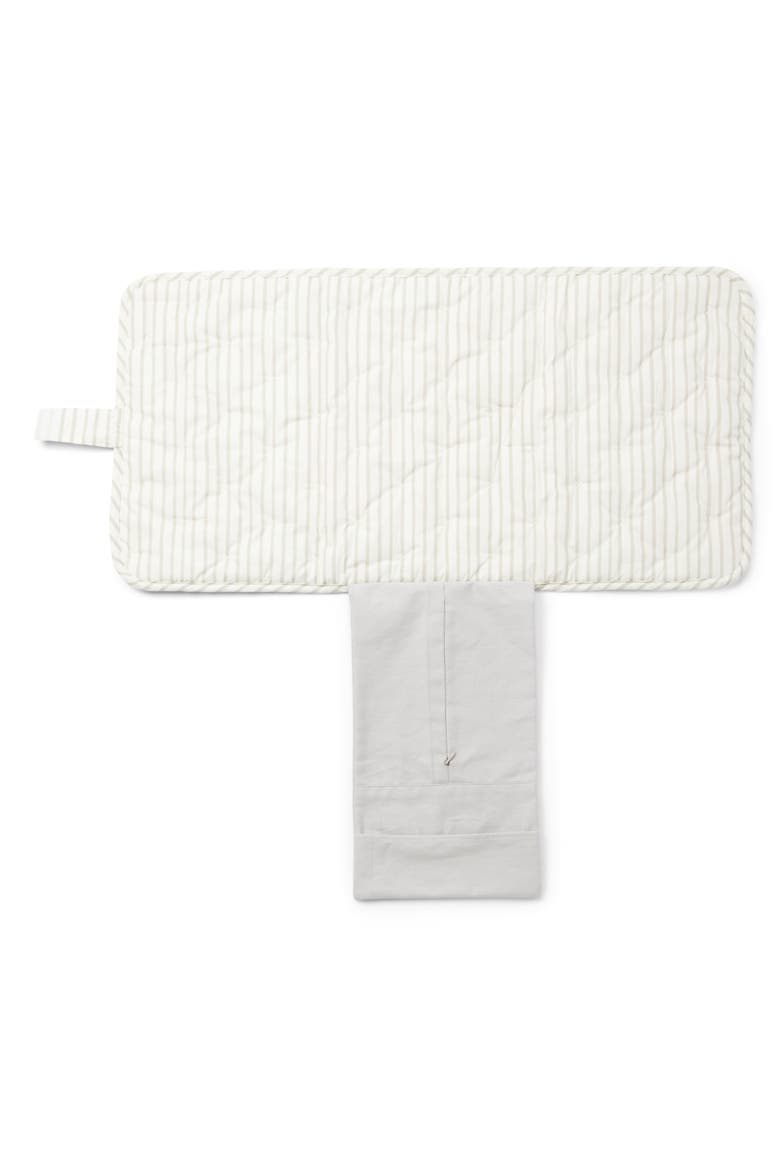 On the Go Coated Organic Cotton Changing Pad, Alternate, color, PEBBLE