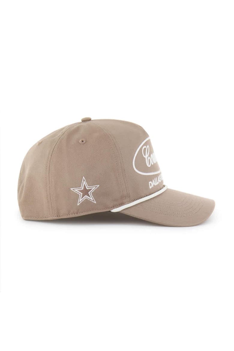 Men's '47 Brown Dallas Cowboys Foundational Relaxed Hitch Adjustable Hat, Alternate, color, Brown