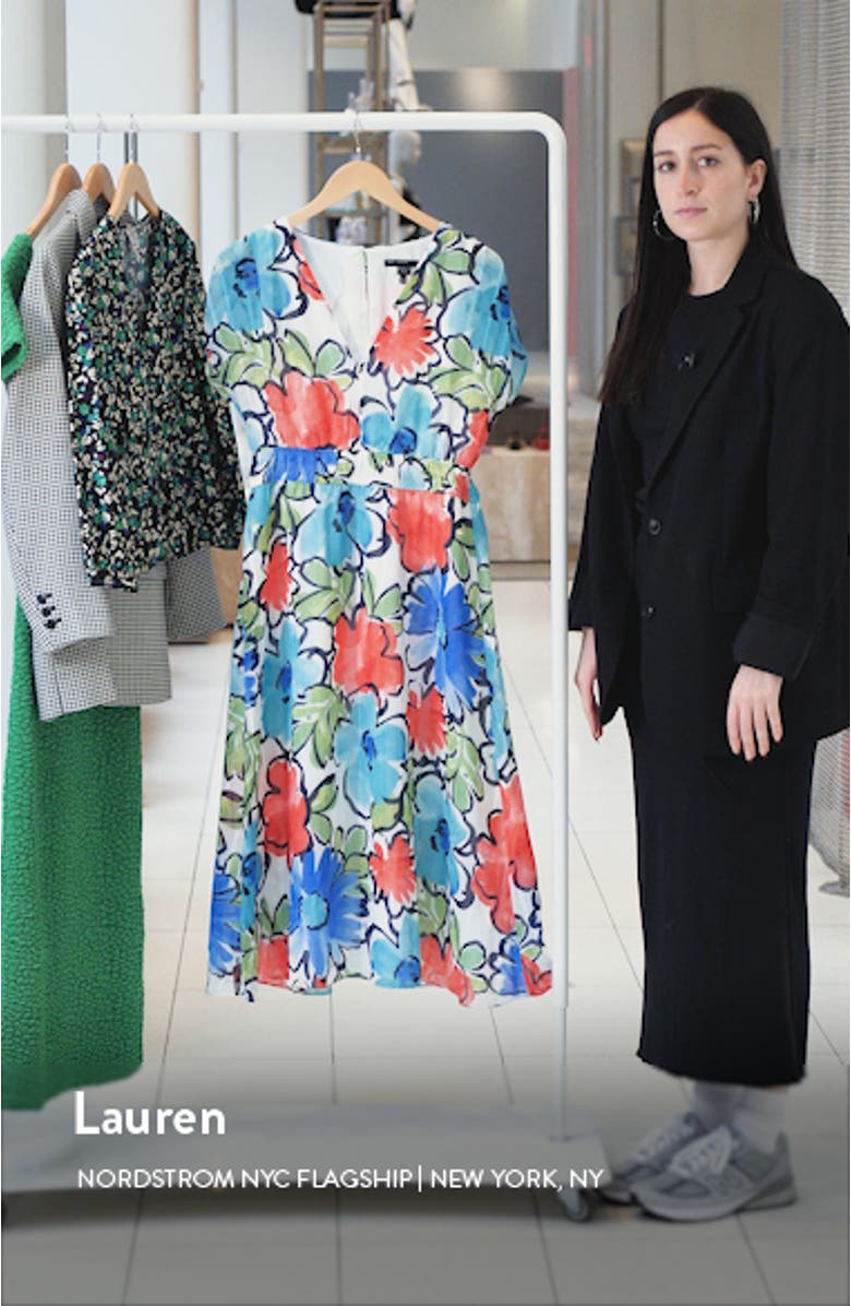 Floral Midi Dress, sales video thumbnail