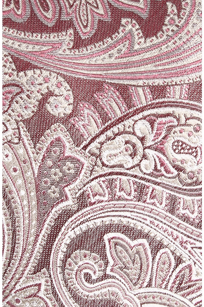 Paisley Jacquard Silk Tie, Alternate, color, RED