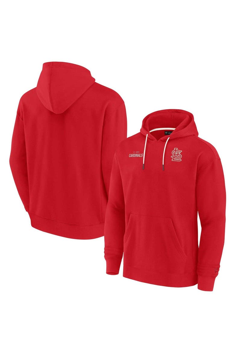Unisex Fanatics Signature Red St. Louis Cardinals Elements Super Soft Fleece Pullover Hoodie, Main, color, Red
