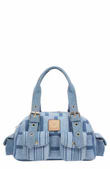 True Religion Multistripe Soft Satchel Bag