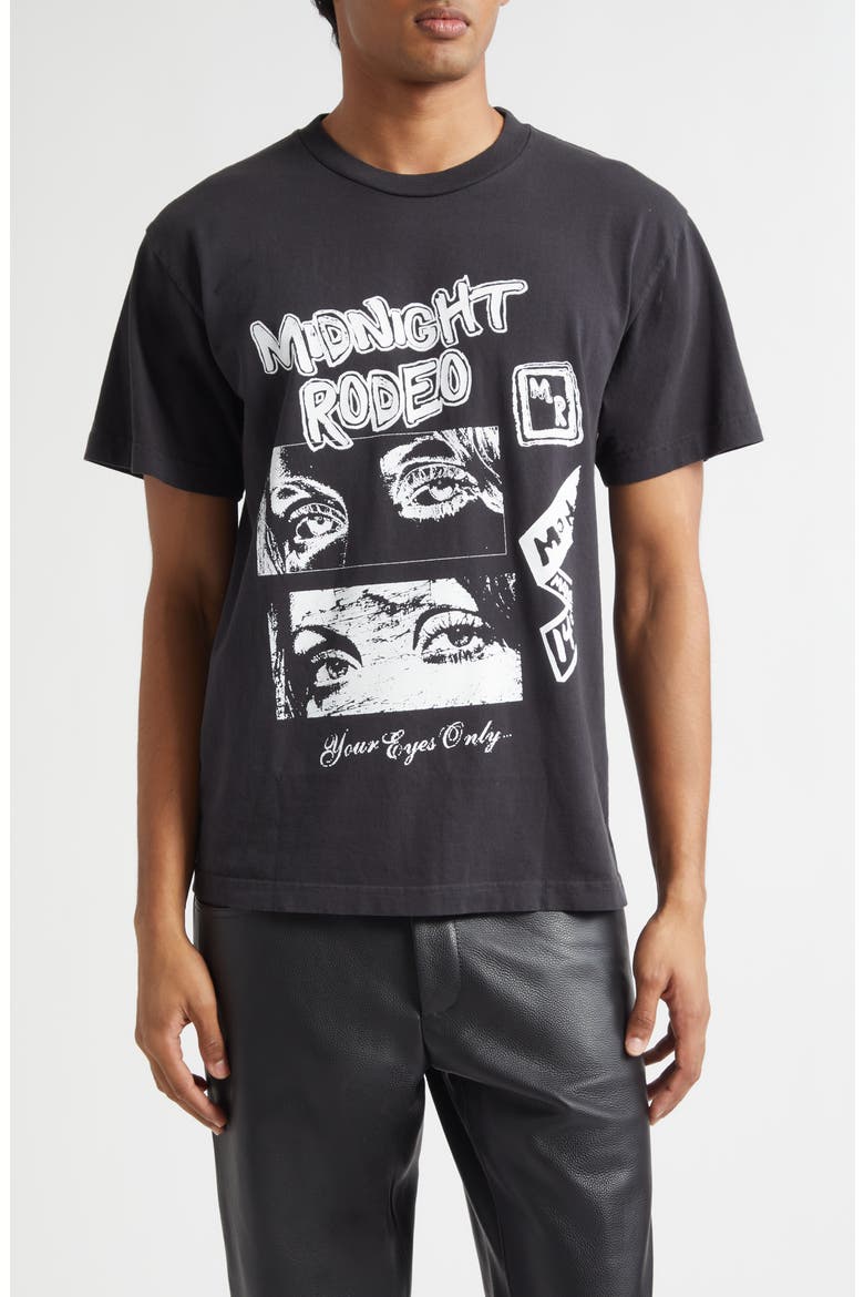Your Eyes Only Graphic T-Shirt, Main, color, BLACK