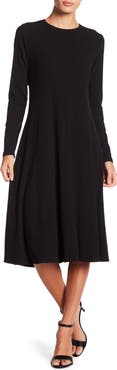 GO COUTURE Long Sleeve A-Line Dress