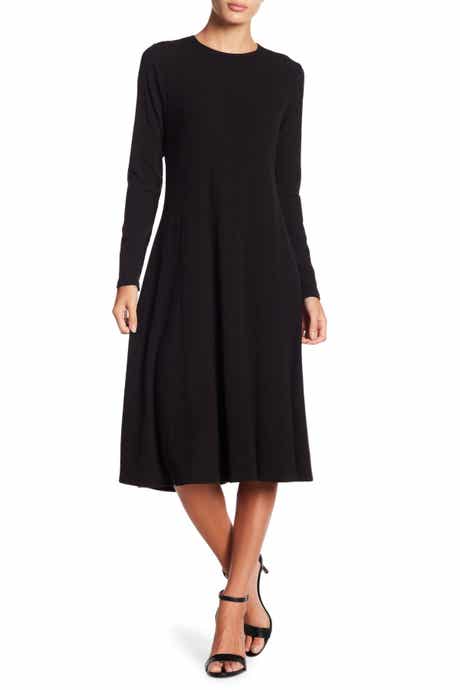GO COUTURE Long Sleeve A-Line Dress