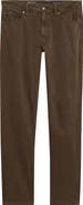 AG Tellis Sueded Stretch Sateen Slim Leg Pants (Nordstrom Exclusive)